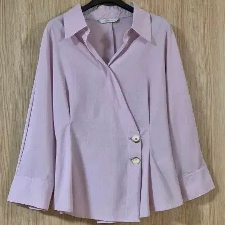 [BUNJANG] Kenneth Lady Purple Wrap Blouse Size 55 / 케네스레이디 블라우스55