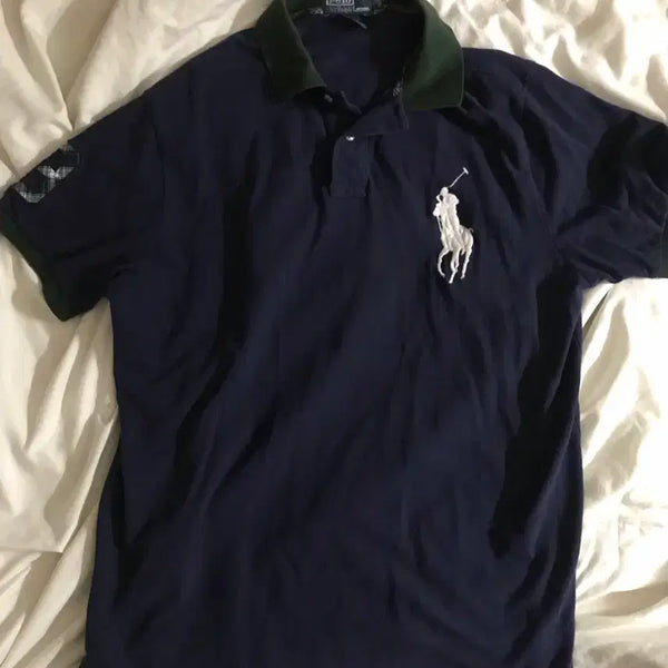 [BUNJANG] Polo Ralph Lauren Big Pony Check Short Sleeve Shirt / 폴로랄프로렌 빅포니 체크 반팔셔츠