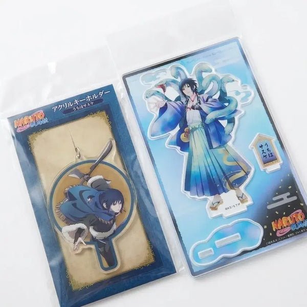 [BUNJANG] Naruto Sasuke Acrylic Stand + Acrylic Keyholder Bundle / 나루토 사스케 아크릴 스탠드+아크릴 키홀더 일괄