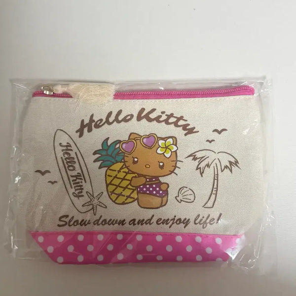 [BUNJANG] Sanrio Tanning Kitty Pouch / 태닝키티 산리오 정품 파우치