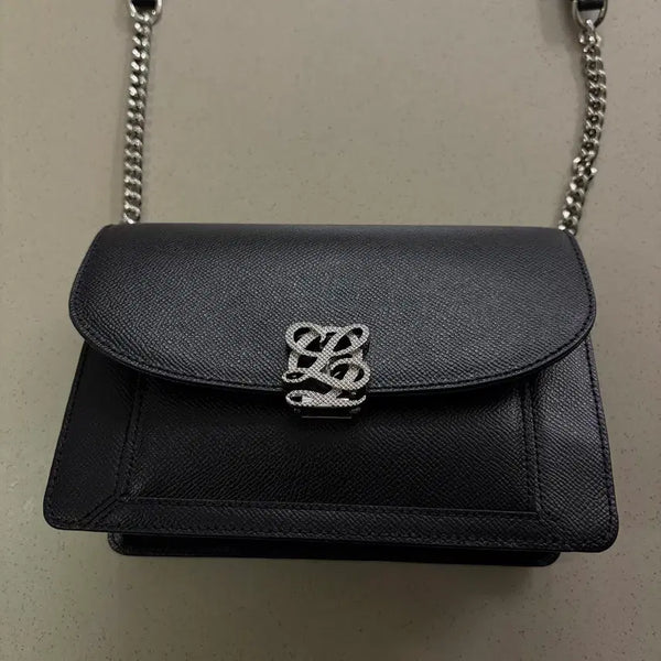 [BUNJANG] Louis Quatorze Women's Chain Bag Black / 루이까또즈 여성 체인백 검정