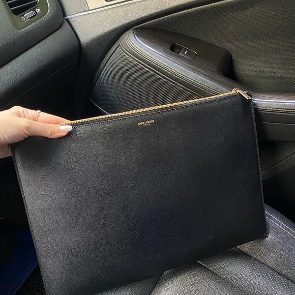 [BUNJANG] Saint Laurent Black Clutch Bag / 생로랑 클러치 블랙