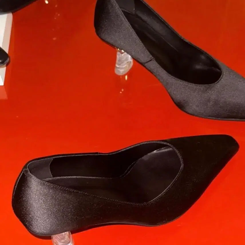 [BUNJANG] Dainitt Satin Glass Heels / 다이닛 새틴 글래스 힐