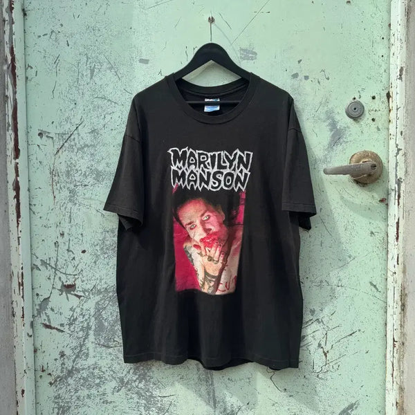 [BUNJANG] Vintage Marilyn Manson T-Shirt XL / 빈티지 Pass 마릴린 맨슨 Marilyn Manson 티셔츠