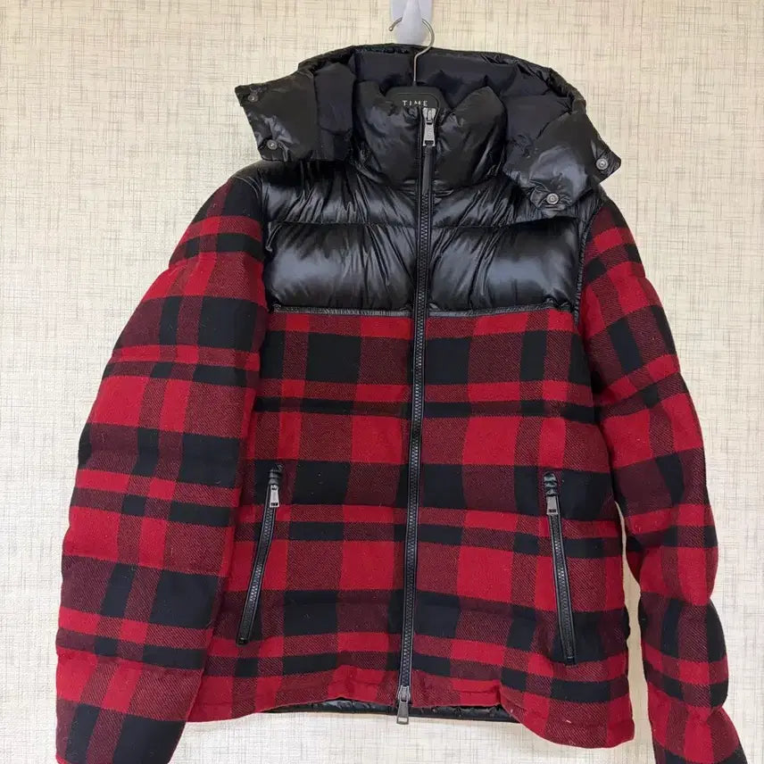 [BUNJANG] Polo Ralph Lauren Wool Check Padded Jacket M (100-105) / 폴로 랄프로렌 울 체크패딩 M(100~105)