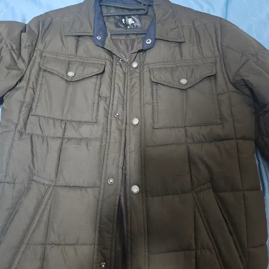 [BUNJANG] The Best Jean Khaki Cotton-Filled Jacket / the best jean 셔츠 자켓 카키