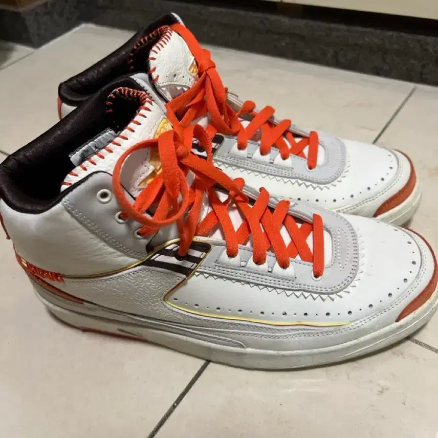 [BUNJANG] Jordan 2 x Maison Chateau Rouge Retro SP 'Orange and Sail' / 조던 2 x 메종 샤또 루즈 레트로 SP 오렌지 앤 세일