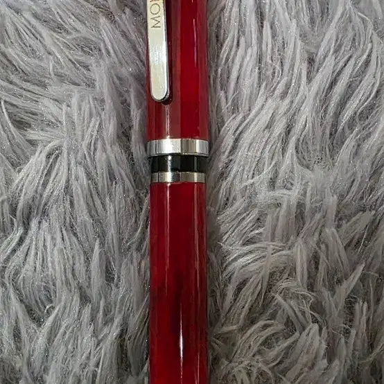 [BUNJANG] Montblanc Red Marble Rollerball Pen / #121) 몽블랑 레드 마블 롤러볼 펜