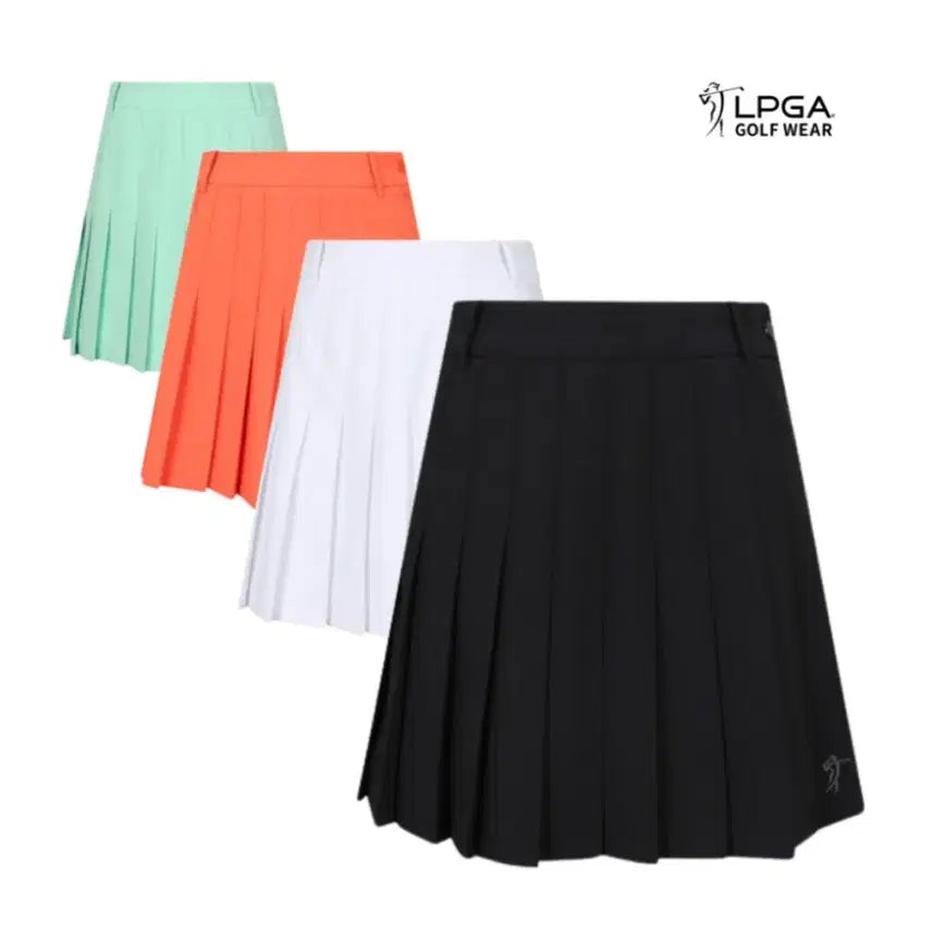 [BUNJANG] LPGA Golf Wear Pleated Mini Skirt Black / 새상품 LPGA 골프웨어 플리츠 미니스커트 블랙 치마