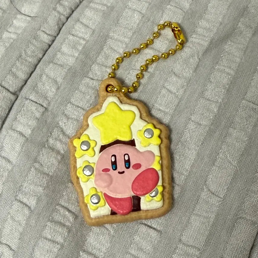 [BUNJANG] Kirby Cookie Gacha Keychain / 별의커비 쿠키 참 가챠 키링