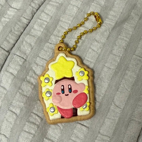 [BUNJANG] Kirby Cookie Gacha Keychain / 별의커비 쿠키 참 가챠 키링