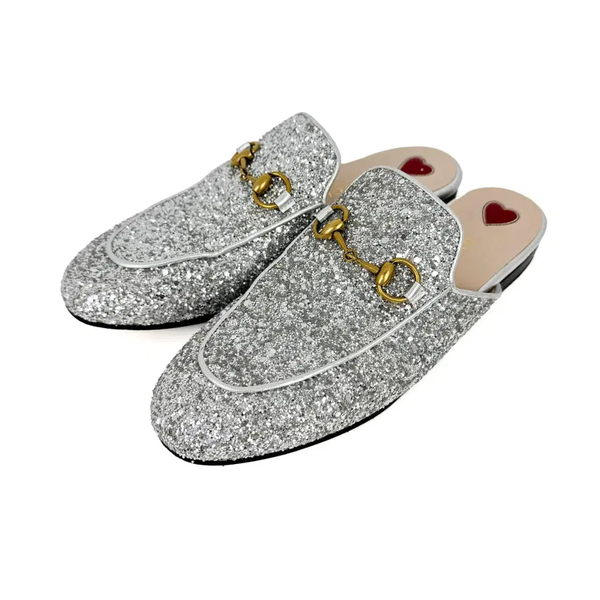 [BUNJANG] Gucci Glitter Women's Mule Shoes 35.5 / [35.5]구찌 글리터 여성 뮬 432773