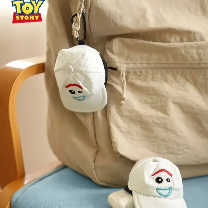[BUNJANG] Toy Story Forky Ball Cap Hat Keyring Pouch / 토이스토리 포키 볼캡 모자 키링파우치