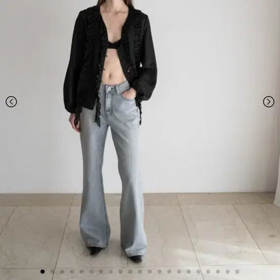 [BUNJANG] Whoisshe Mute Bootcut Jeans - Size 1 (Unworn) / whoisshe MUTE bootcut jeans 1 미착용새상품