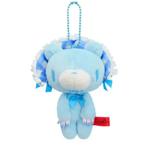 [BUNJANG] Glumdrop Gloomy Bear Lolita Gothic Series Bonnet Mascot Plush Keychain Blue / 글루미베어 플러쉬 로리타 고딕시리즈 보닛 마스코트 인형 키링 누이 블루