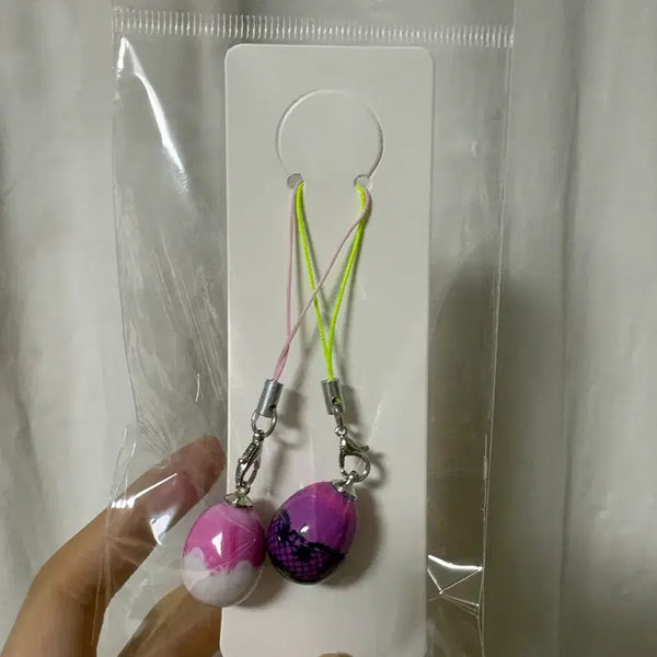 [BUNJANG] Shugo Chara! Utau Hoshina & Amu Hinamori "Shugo Chara" Keyring Set / 캐릭캐릭체인지 세라 알 키링