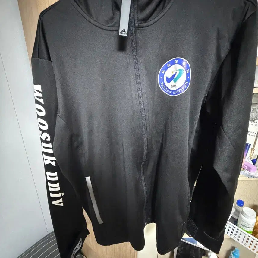 [BUNJANG] Woosuk University Adidas Zip-Up Jacket / 우석대학교집업