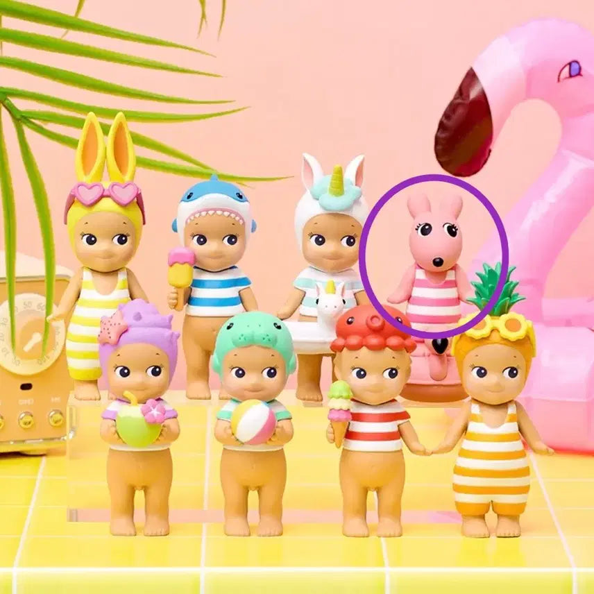 [BUNJANG] Sonny Angel Summer Vacation Series Sunkist Style Flamingos Robby Angel (Opened Box, Unsealed Bag) / 소니엔젤 썸머 베케이션 선키스트 스타일(플라밍고 로비엔젤)