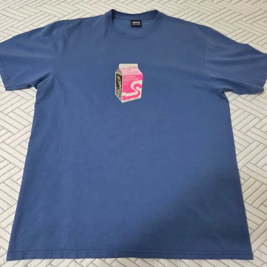 [BUNJANG] Stussy Milk T-Shirt Pacific L / 스투시 밀크 티셔츠 퍼시픽 L 라지