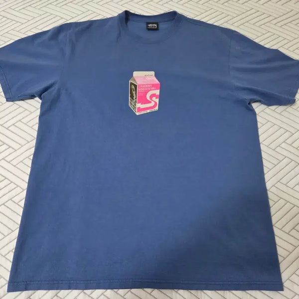 [BUNJANG] Stussy Milk T-Shirt Pacific L / 스투시 밀크 티셔츠 퍼시픽 L 라지