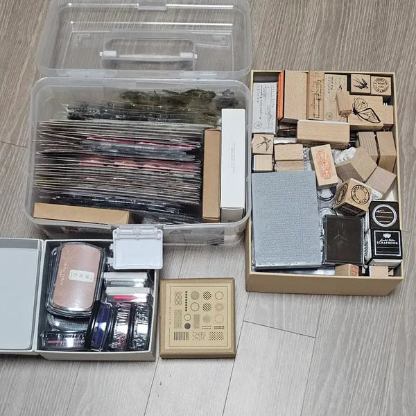 [BUNJANG] Vintage Stamp Bundle / 빈티지 다꾸 다꾸템 도장 5kg 일괄