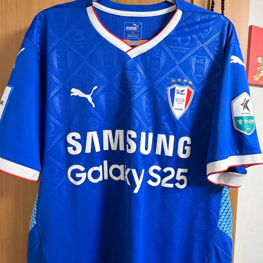 [BUNJANG] Suwon Samsung FC 2025 Season Player Jersey (Kwon Wan-gyu) / 수원삼성 2025시즌 4XL