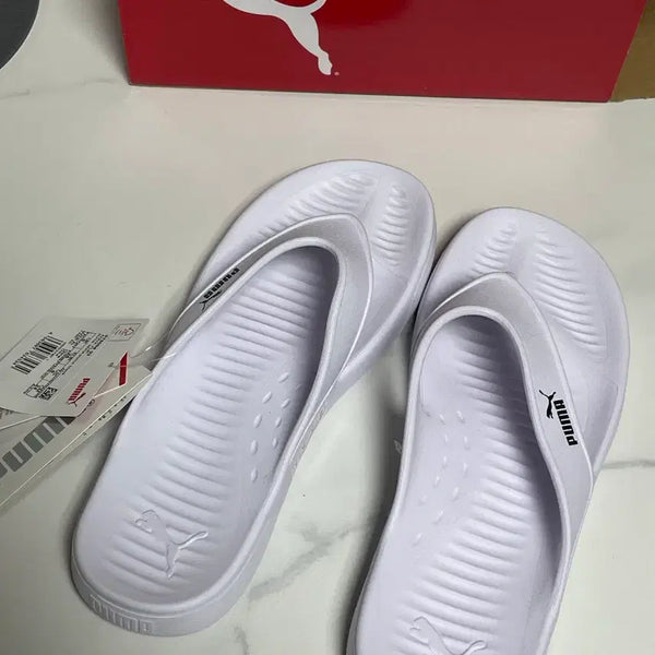 [BUNJANG] Puma White Flip Flops 240mm / 새상품 푸마 화이트 플립 쪼리 240mm