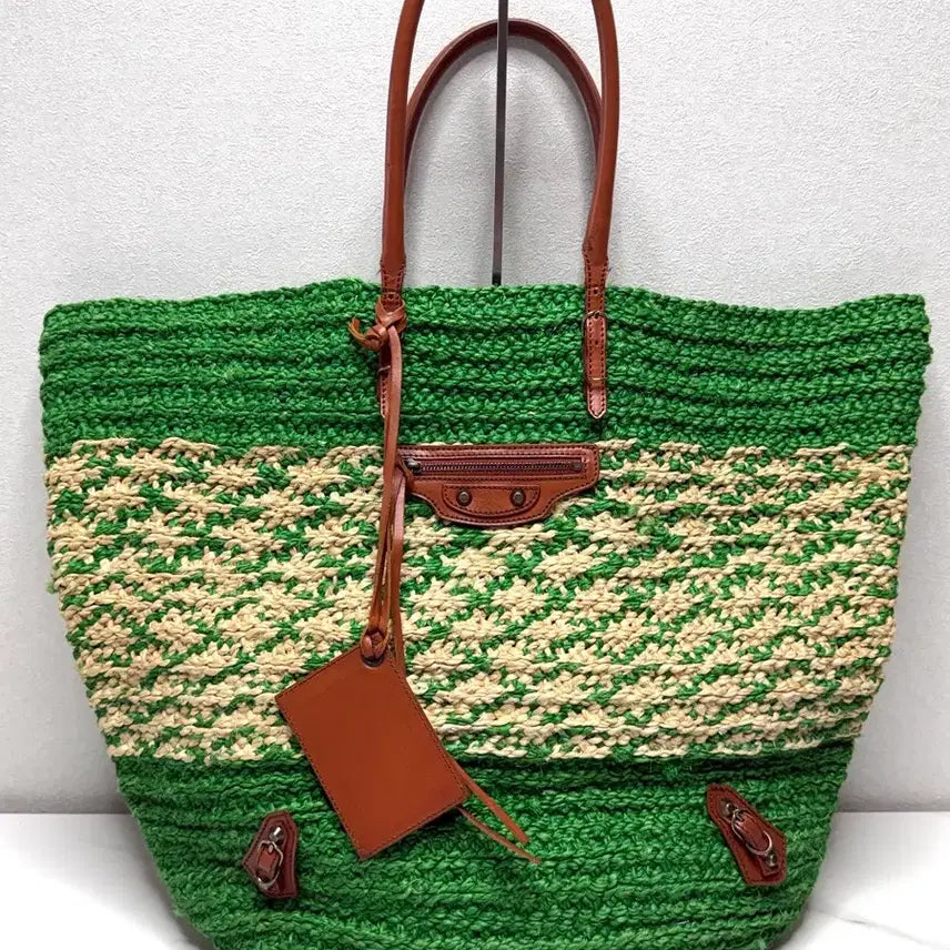 [BUNJANG] Balenciaga Rattan Raffia Motorbag Vintage / (정품/V)발렌시아가 라탄 라피아 모터백