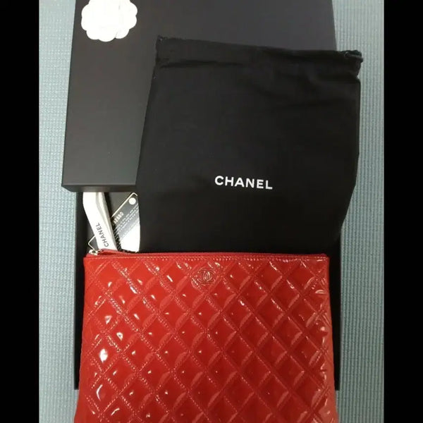 [BUNJANG] Chanel Classic Aluminum Clutch Bag / 샤넬 클래식 뉴미늄 클러치백  샤널파우치 샤넬클러치백