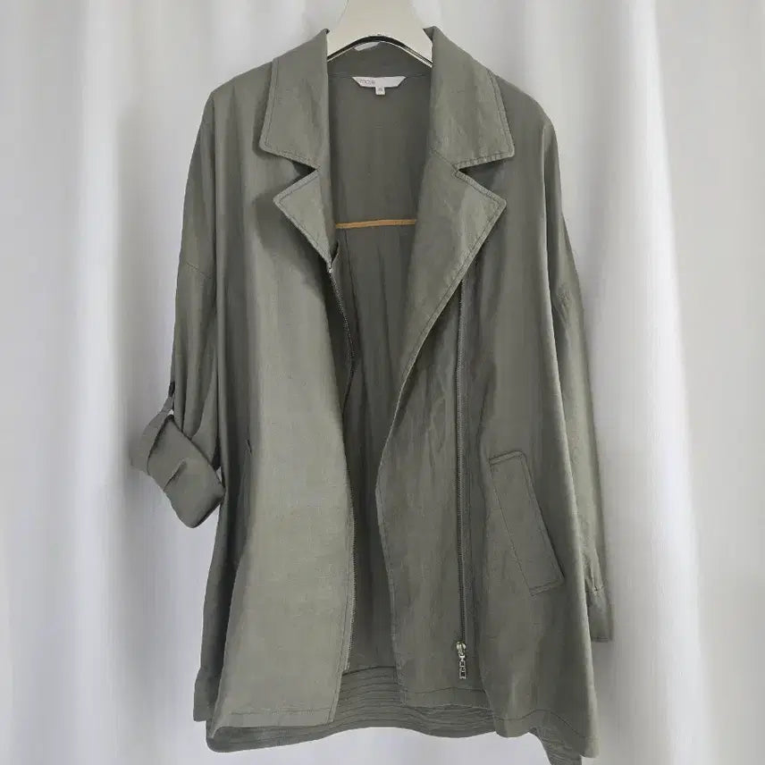 [BUNJANG] Maje Linen Field Jacket / 마쥬 린넨 야상 자켓