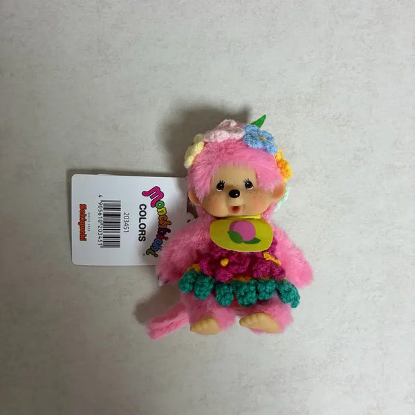 [BUNJANG] Monchhichi Peach Fruit Keychain / 몬치치 과일 복숭아 키링
