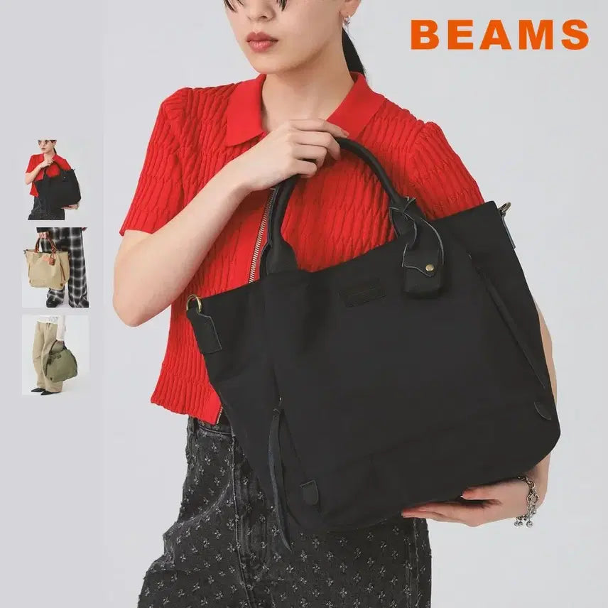 [BUNJANG] BEAMS Ray BEAMS Polyester 2-Way Tote Bag / 빔즈 레이 toleur 폴리에스터 2WAY 토트백 A4