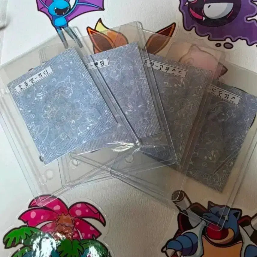 [BUNJANG] Pokemon Error Sticker Set - Gen 1 (4 types) - Sealed Bundle / 띠부씰 포켓몬 오류씰 1세대 4종 미개봉 일괄판매