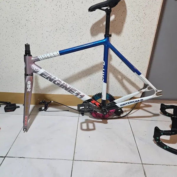 [BUNJANG] Engine 11 CritD Metal Blue Frame Set / (개급처)엔진11 크릿디 메탈블루 반차