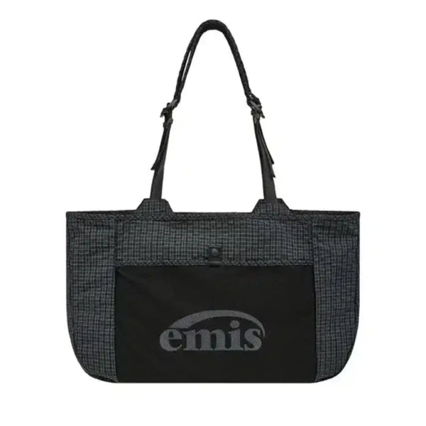[BUNJANG] EMIS Check Shopper Bag / 이미스 체크 쇼퍼백 (새상품)