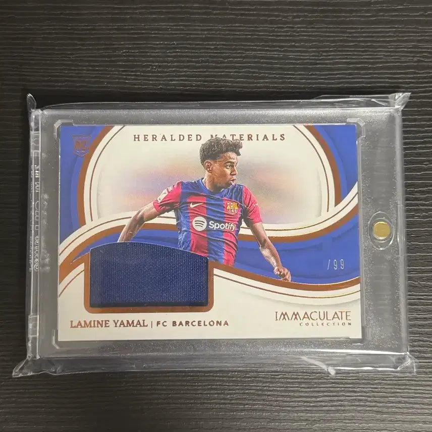 [BUNJANG] Panini Immaculate Lamin Yamal 99 Limited Rookie Patch Card / 파니니 이마큘레이트 라민 야말 99한정 루키 패치카드