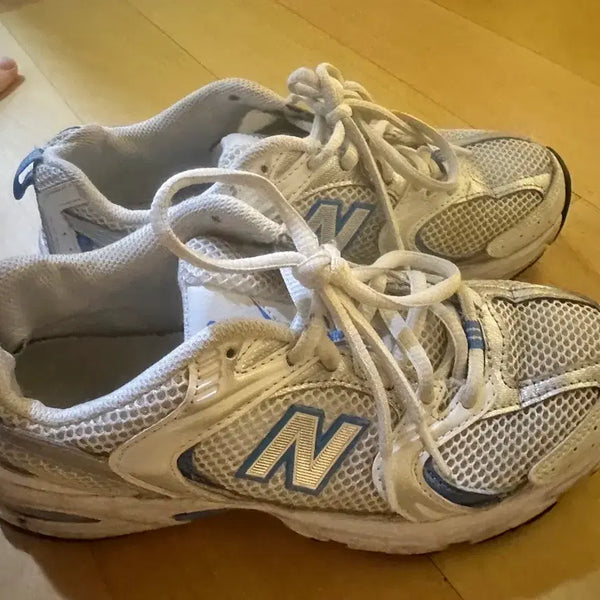 [BUNJANG] New Balance Sneakers White/Blue / 뉴발란스 운동화 화이트/블루