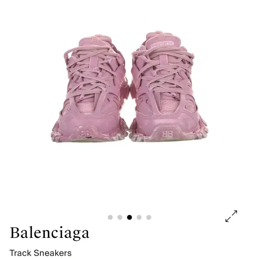 [BUNJANG] Balenciaga Track Sneakers Pink / 발렌시아가 트랙 스니커즈 핑크 색상