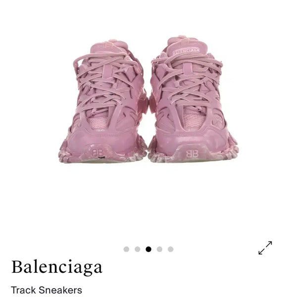 [BUNJANG] Balenciaga Track Sneakers Pink / 발렌시아가 트랙 스니커즈 핑크 색상