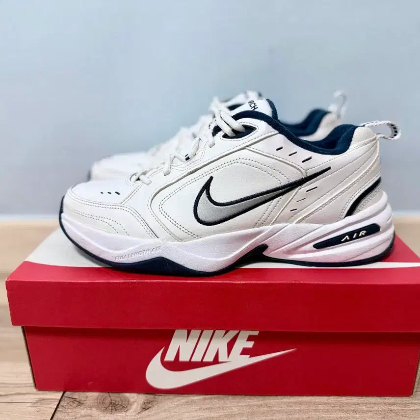 [BUNJANG] Nike Air Monarch IV White Navy 275mm / 나이키 에어 모나크 255mm | 정품 | 상태최상 | 275mm|