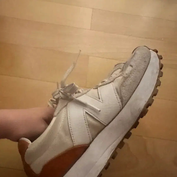 [BUNJANG] New Balance 327 Sneakers Beige/Orange / 뉴발란스 327 스니커즈 베이지/주황