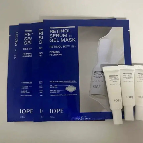 [BUNJANG] IOPE Retinol Mask Pack + Super Bounce Serum Set / 아이오페 레티놀 걸마스크팩 + 세럼30ml