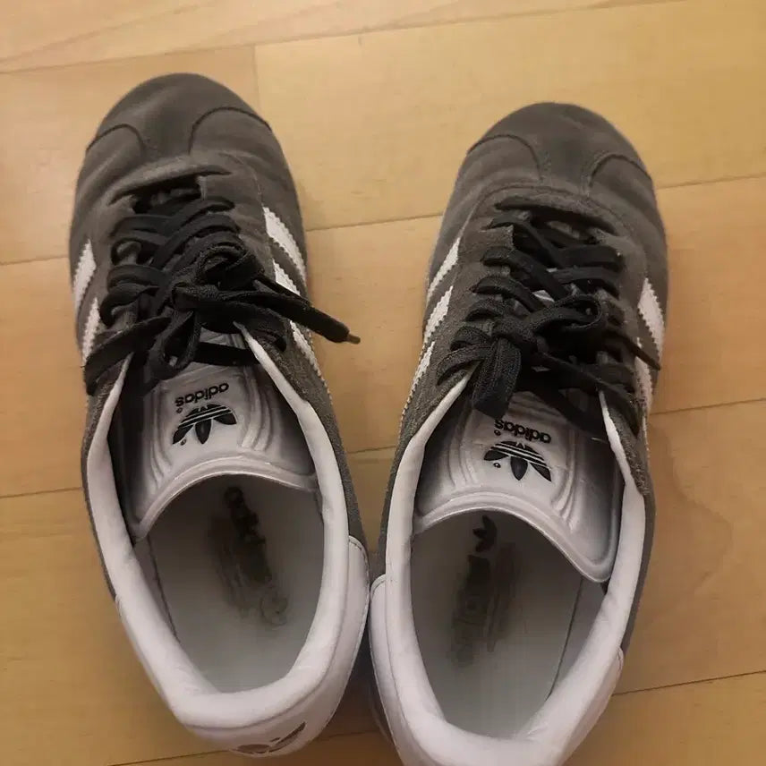 [BUNJANG] Adidas Gazelle Suede Grey/White Sneakers / 아디다스 가젤 스웨이드 그레이/화이트