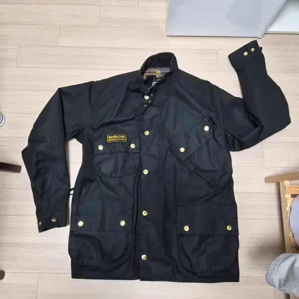 [BUNJANG] Barbour International A7 42 Men's Waxed Jacket / 바버 인터네셔널 A7  42사이즈