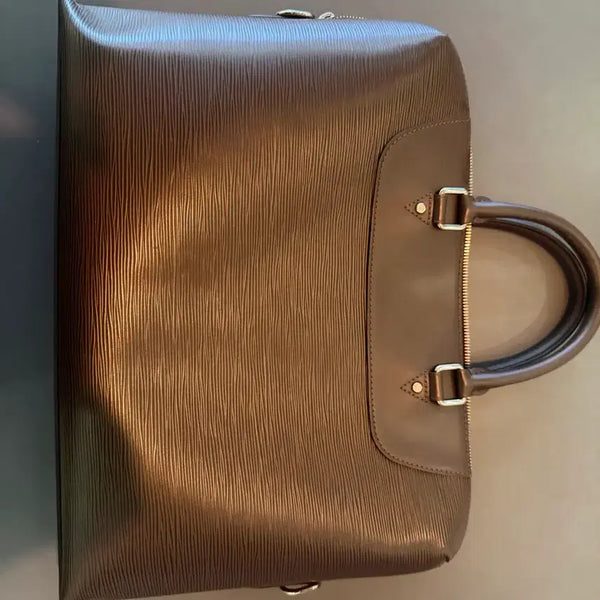 [BUNJANG] Louis Vuitton Epi Leather Briefcase Brown / 루이비통 에피 가죽 서류 가방 브라운 팝니다