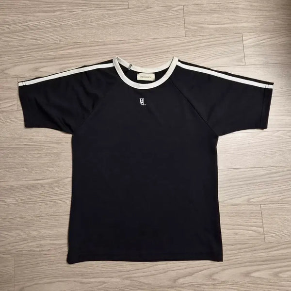 [BUNJANG] Bellaria Black T-Shirt / 벨리아르 블랙 반팔티 상태좋음!!)