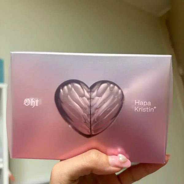 [BUNJANG] Hapa Kristin Heart Angel Lens Case (Unused) / 미사용 하파크리스틴 하트엔젤렌즈케이스