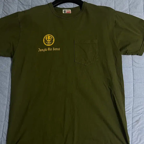 [BUNJANG] Buzz Rickson Jungle Air Force T-Shirt 2XL / 버즈릭슨 정글 에어포스 티셔츠 2XL
