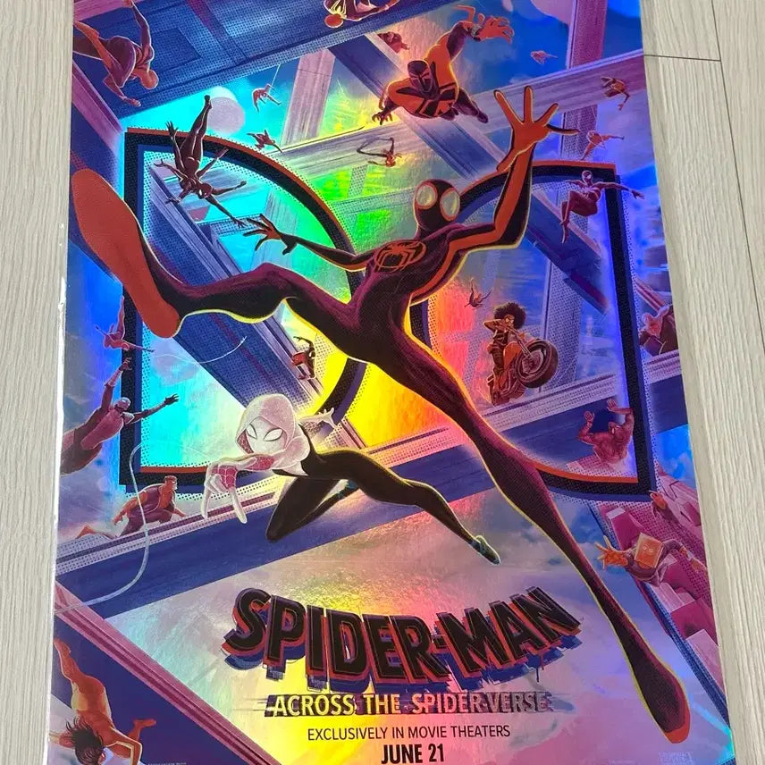 [BUNJANG] Spider-Man: Across the Spider-Verse Dolby Cinema Exclusive Holographic A3 Poster (Limited Edition) / [초희귀한정판]영화 스파이더맨 어크로스 더 스파이더버스 돌비 포스터A3