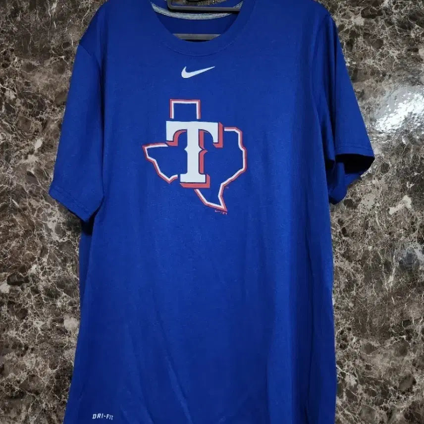 [BUNJANG] Nike Texas Rangers Short Sleeve T-Shirt Blue Size 95 / 나이키 텍사스 레인저스 반팔 티셔츠 블루95